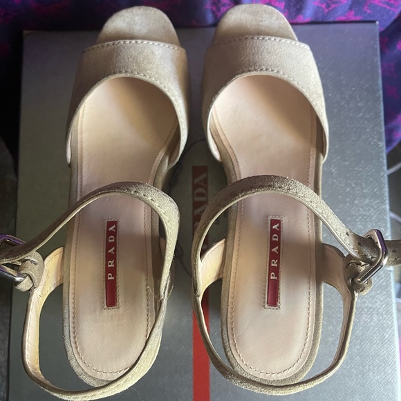 prada suede wedges - Picture 4 of 13